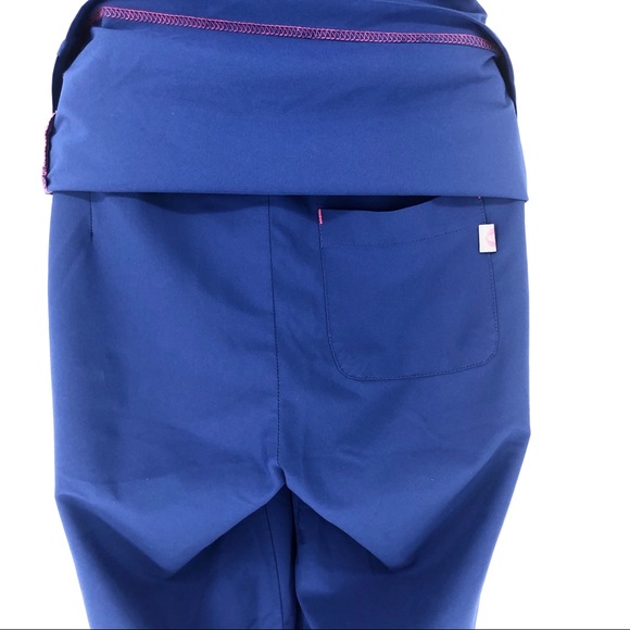 Sold! Smitten Small Polyester Royal Blue Scrub Set - Picture 12 of 14